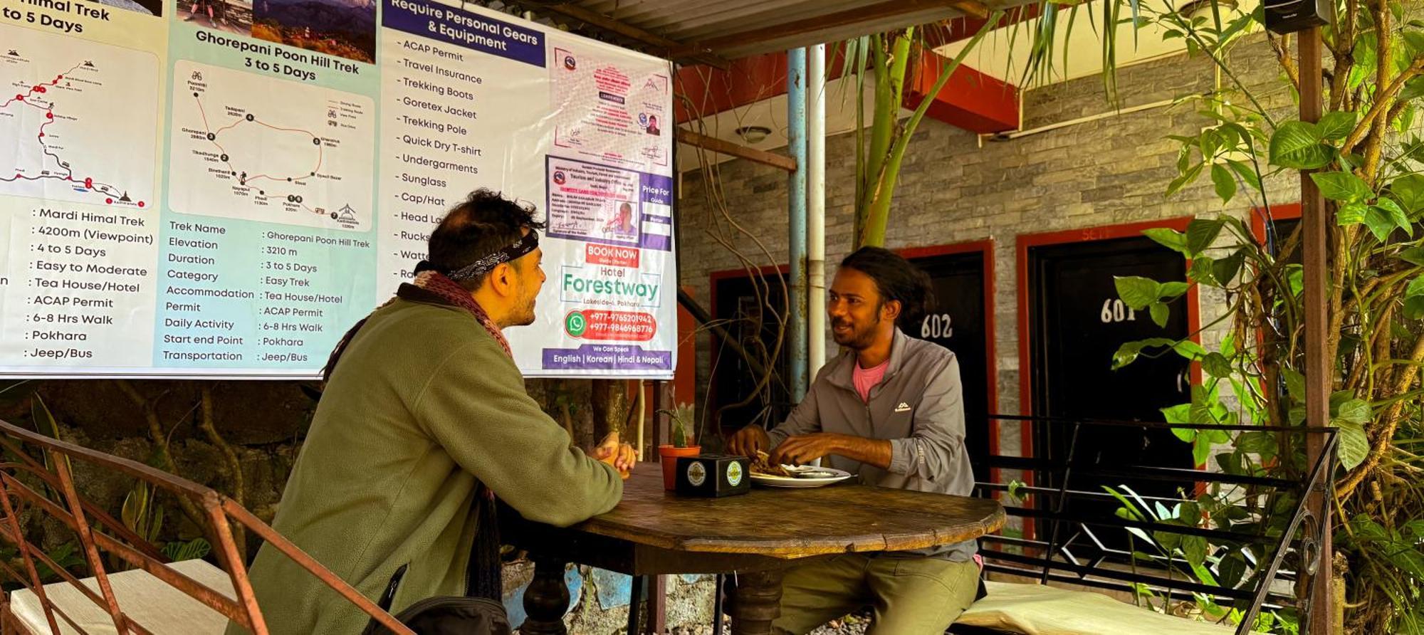Hotel Forestway Hostel & Backpackers Pokhara Eksteriør bilde